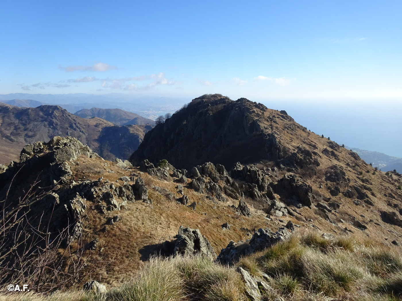 Il Monte Rama visto dalla Cima Fontanaccia