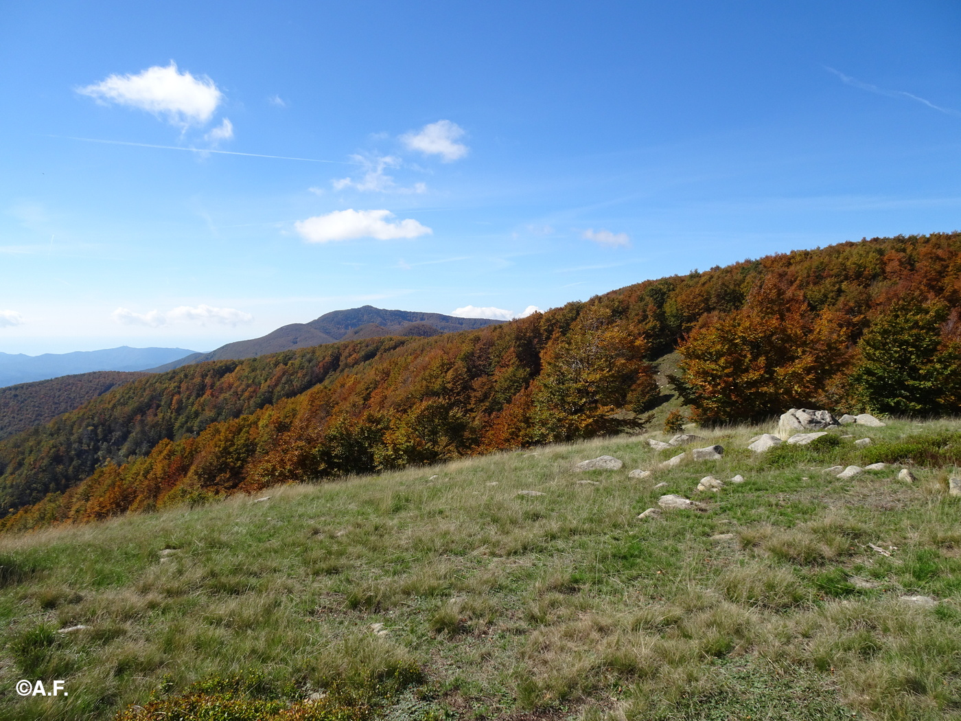 Panorama verso il Monte Góttero dai pressi del Prato