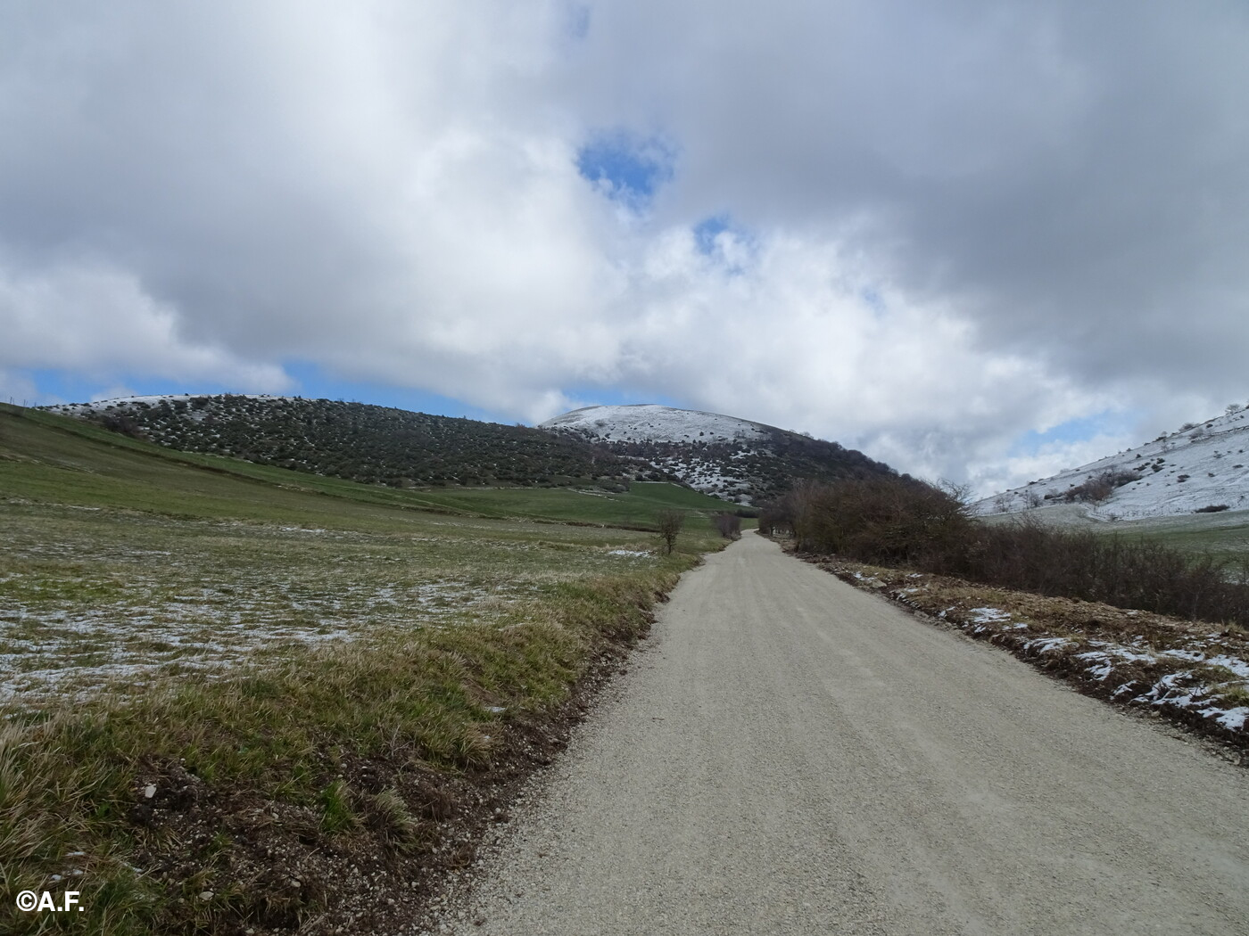 Lungo la strada verso il Passo delle Scalette