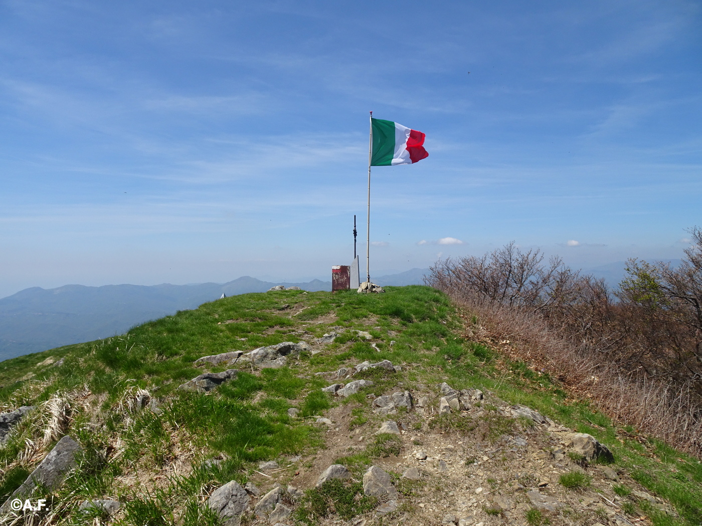 Sulla cima del Monte Góttero