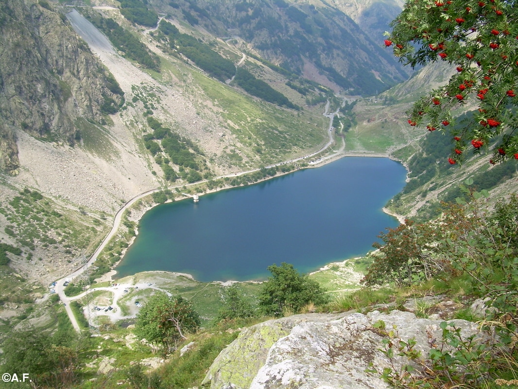 Il Lago della Rovina visto dall'alto