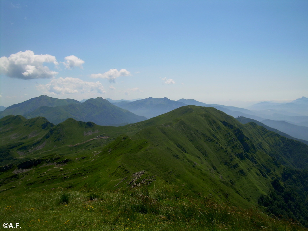 Panorama dal Monte Bragalata verso sud-est