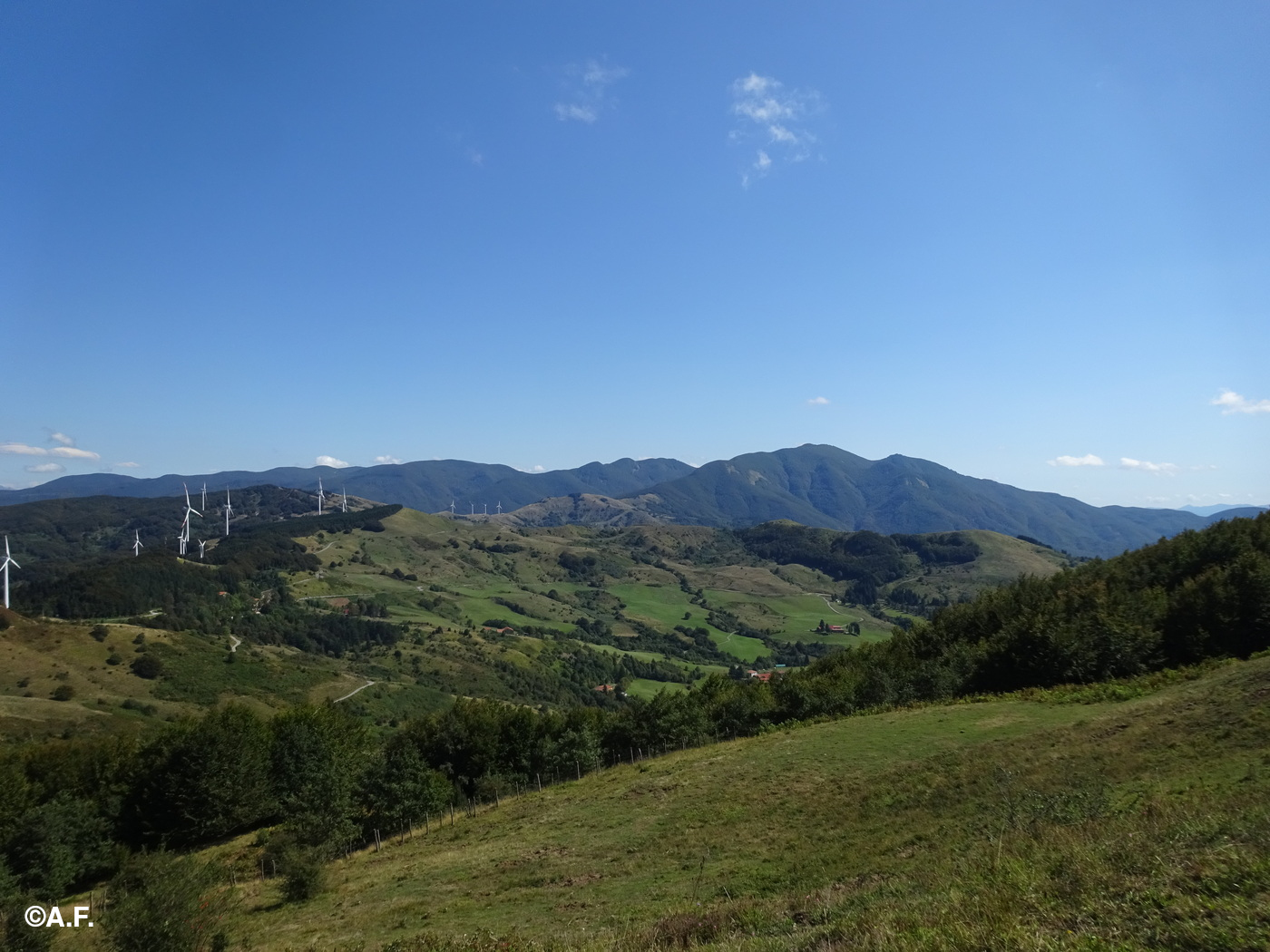 Panorama verso il Monte Góttero