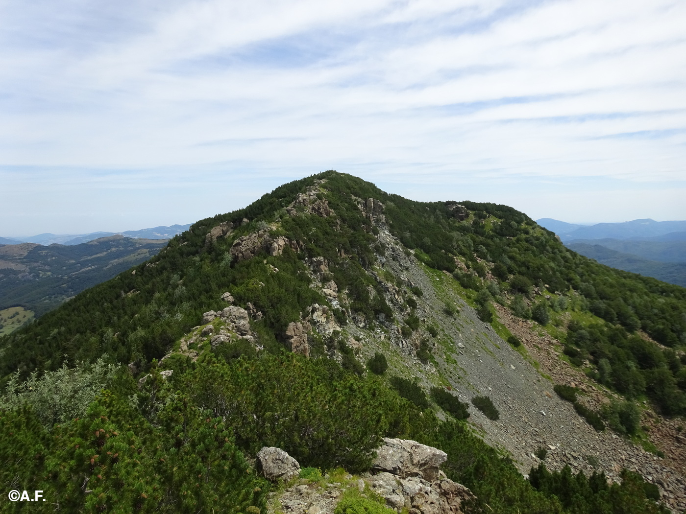 Il Monte Nero visto dalla terza cima della Costazza