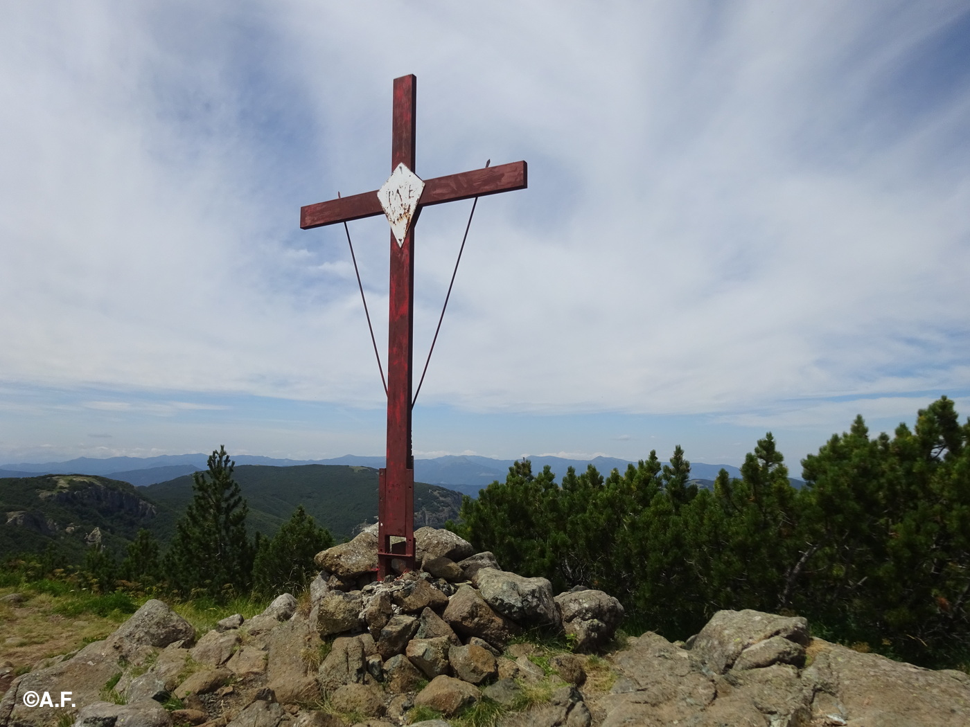 La croce sul Monte Nero