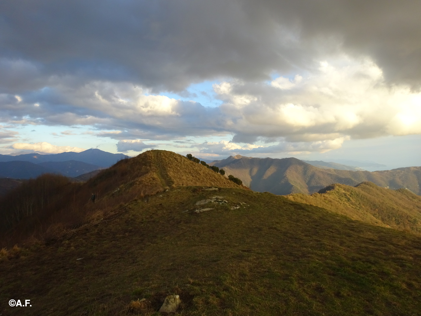 La cima del Monte Córnua