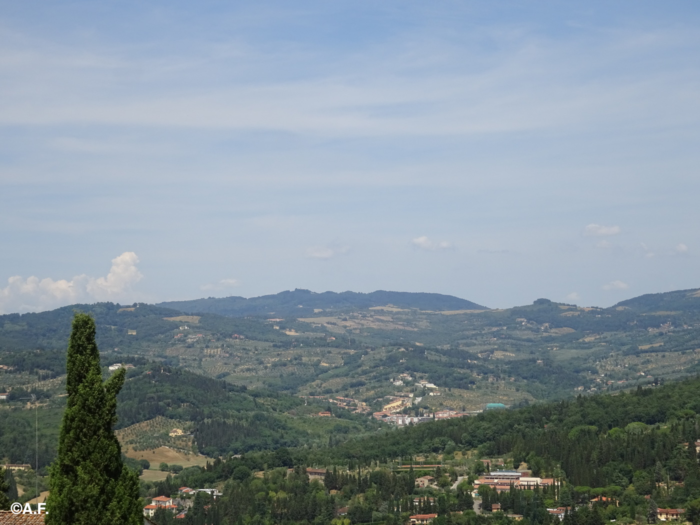 Il Monte Senario visto da Fiésole