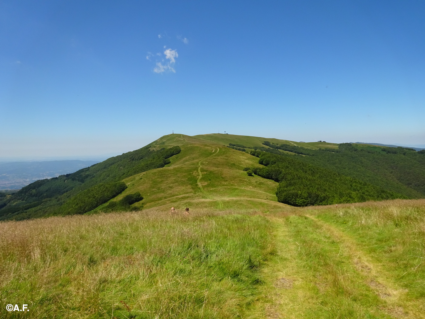 Il Monte Pianellaccio visto dai pressi della Pozza Nera