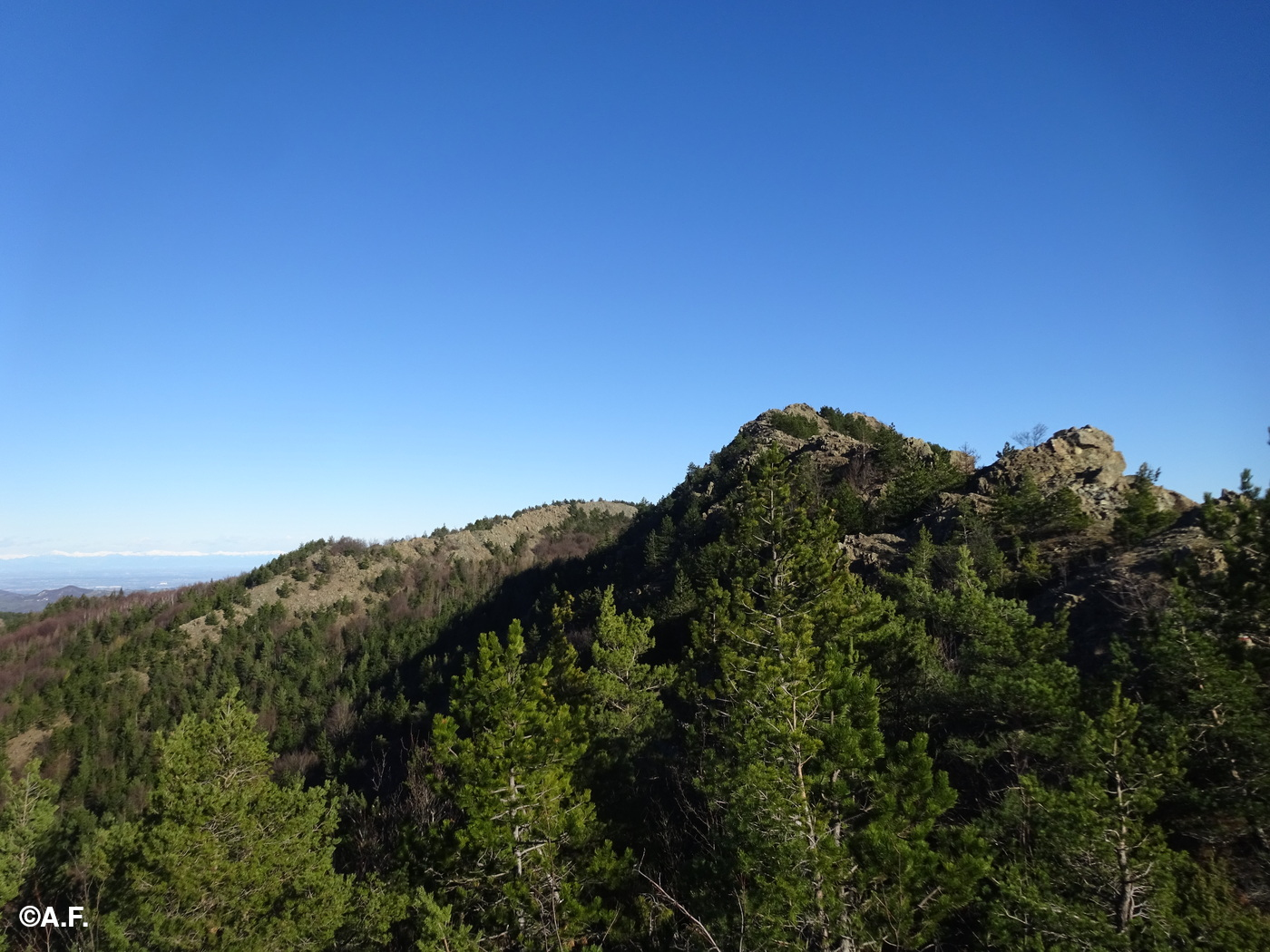Verso la cresta del Monte Capra
