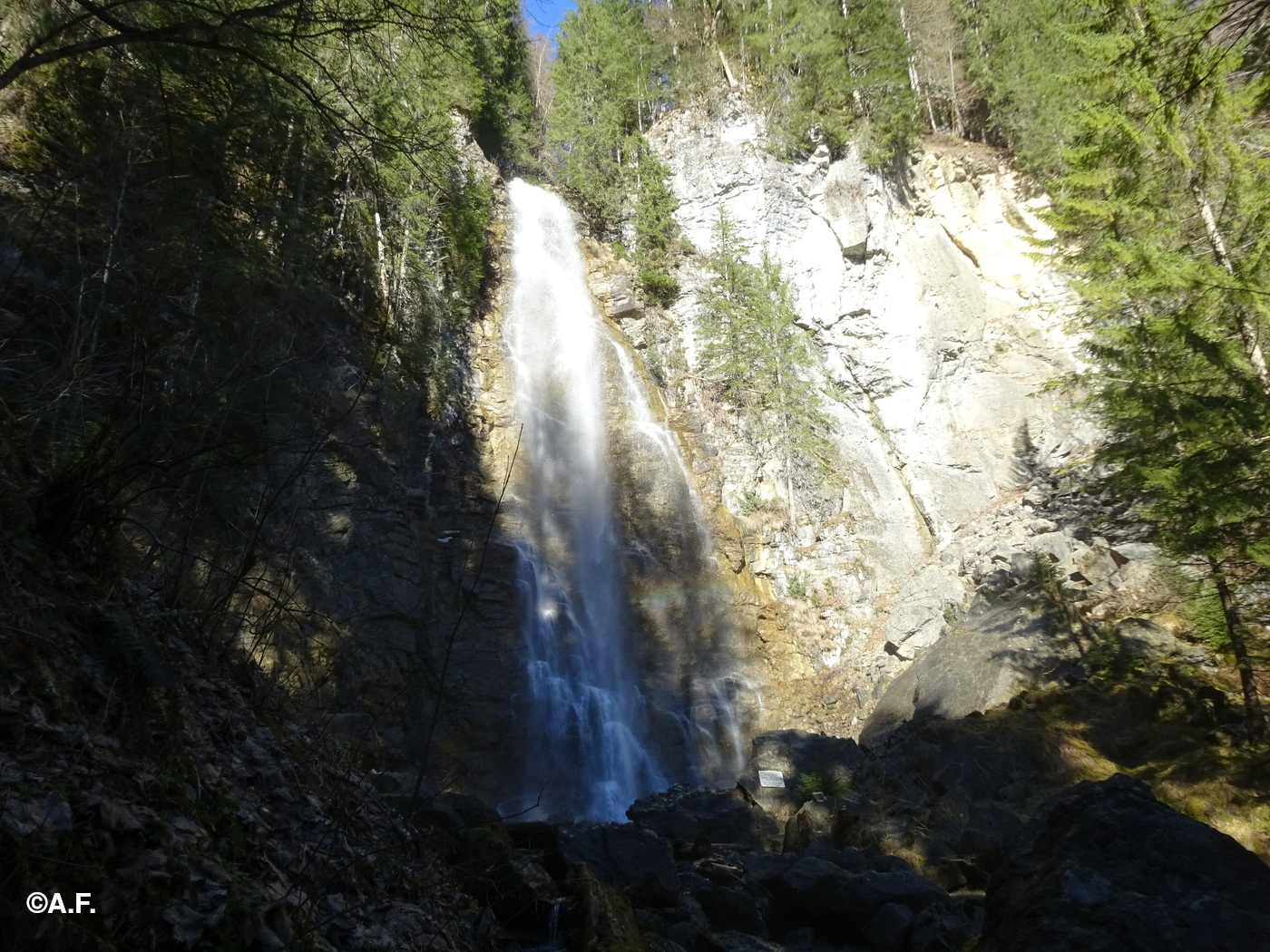 La cascata del Seeweidbach