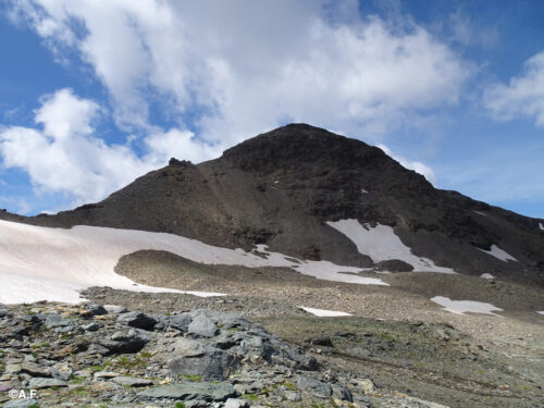 Piz Minor dal Baitel del Grasso degli Agnelli